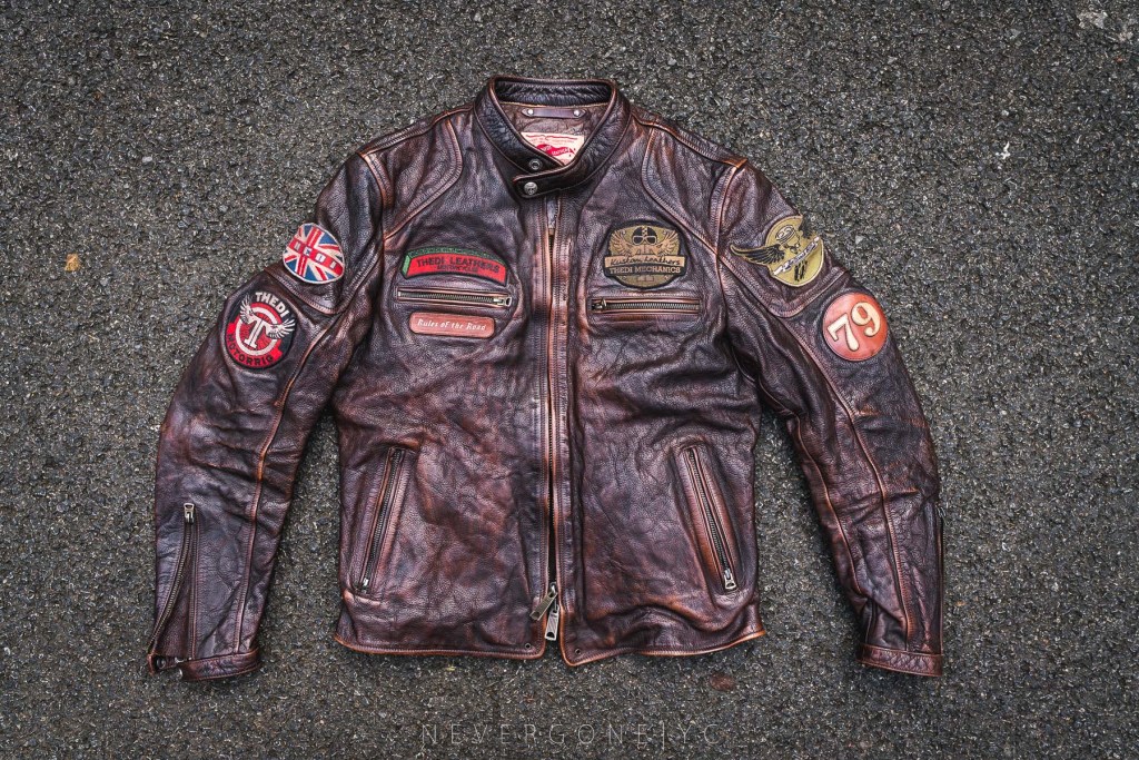 小众没人气的皮衣：Thedi J100做旧机车皮衣
