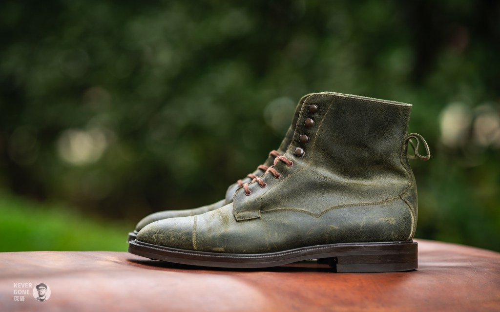 成功集邮Edward Green咔叽村靴：蜡翻毛 Galway