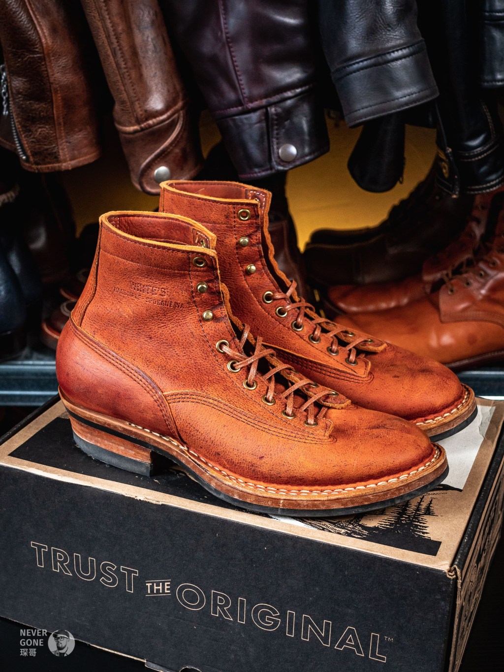 老厂用新皮:限量25双的White’s Kudu短脸工装靴