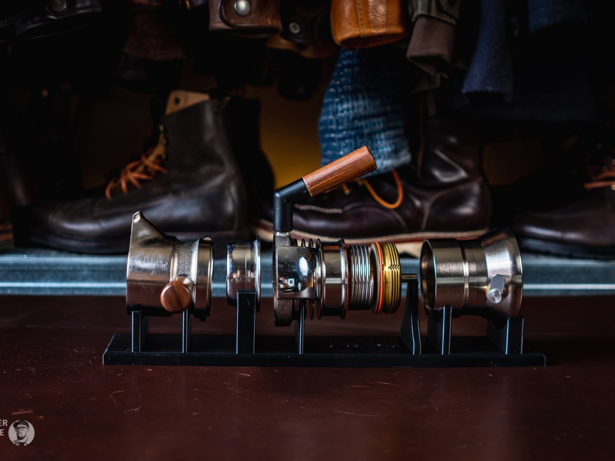 纯机械小众榨油玩具：英国 9 Barista咖啡壶